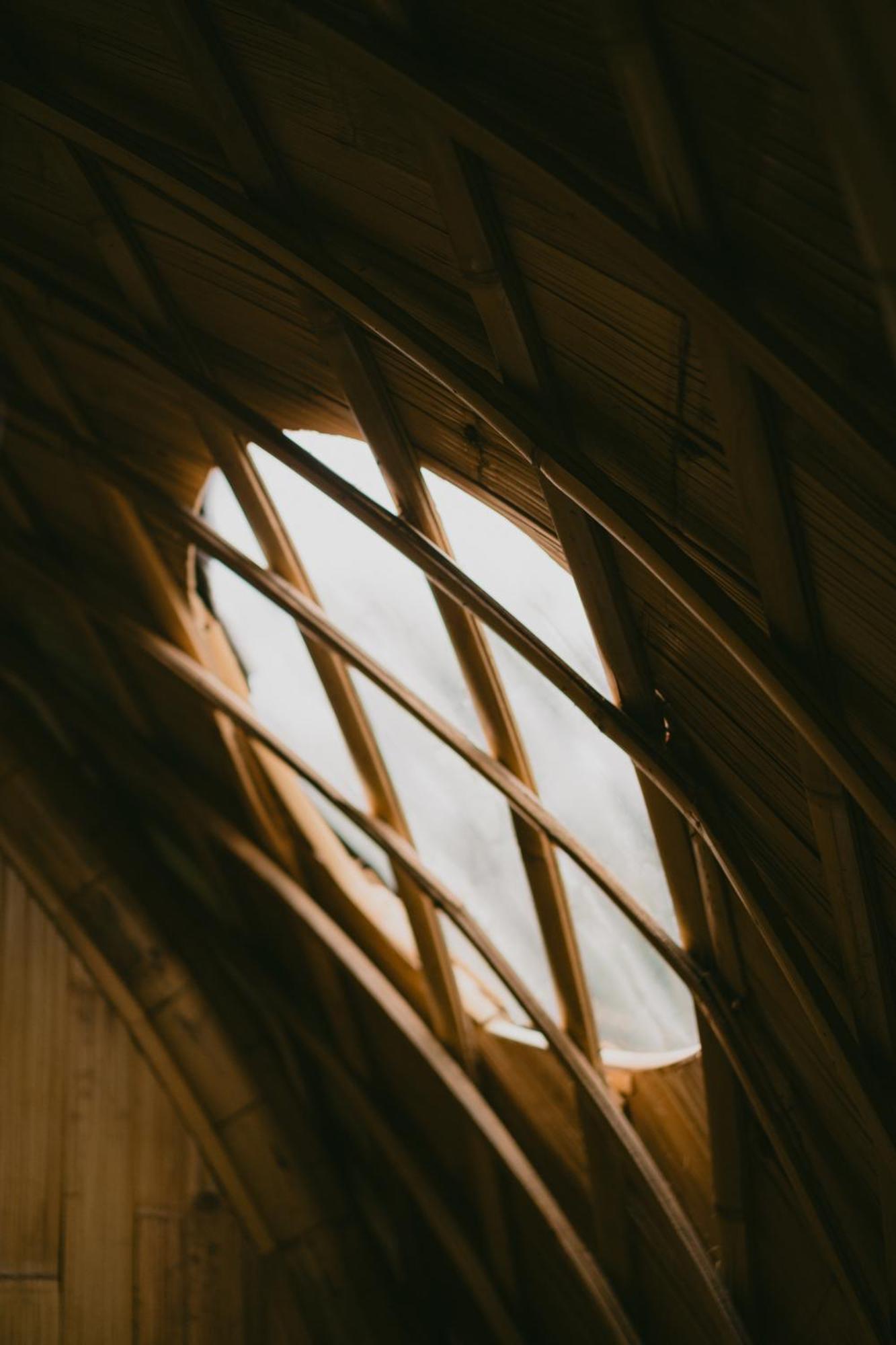 サイドメン Alamvaya Bali Bamboo Houseヴィラ エクステリア 写真